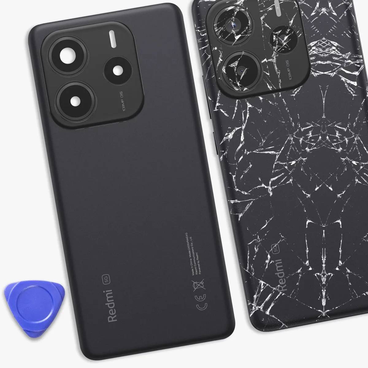 Xiaomi Vervangende Batterijklep Redmi Note 14 5G - Zwart