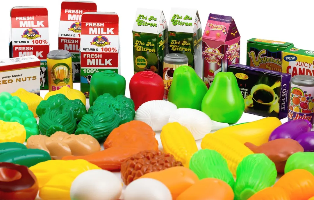 ECOTOYS Boodschappen Speelset 120-delig - Kunststof