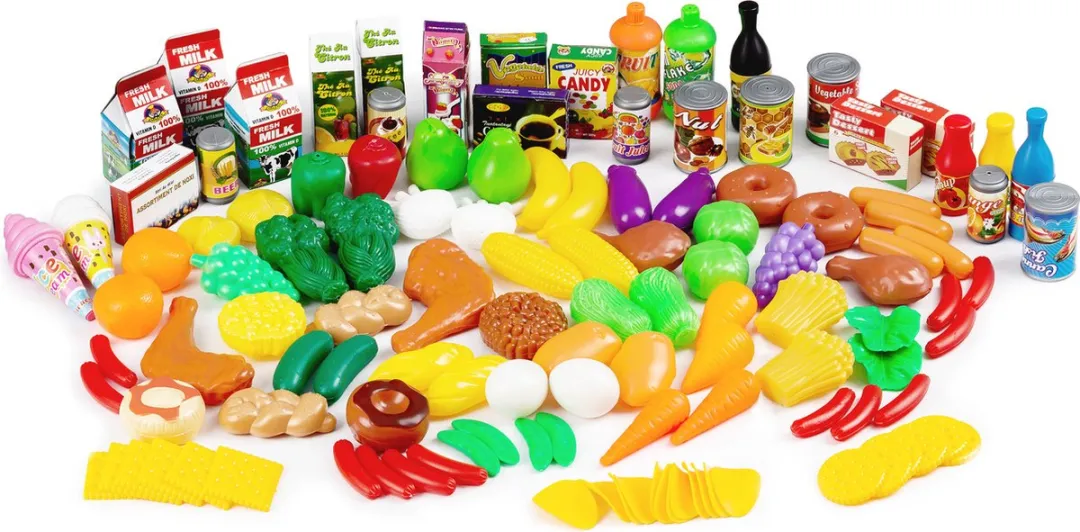 ECOTOYS Boodschappen Speelset 120-delig