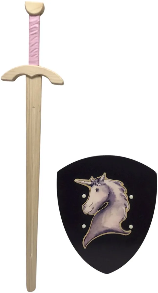 New Classic Toys Roofridder Houten Zwaard & Schild
