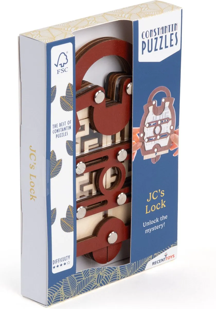 Recent Toys JC’s Lock Constantin Brainpuzzel 791165