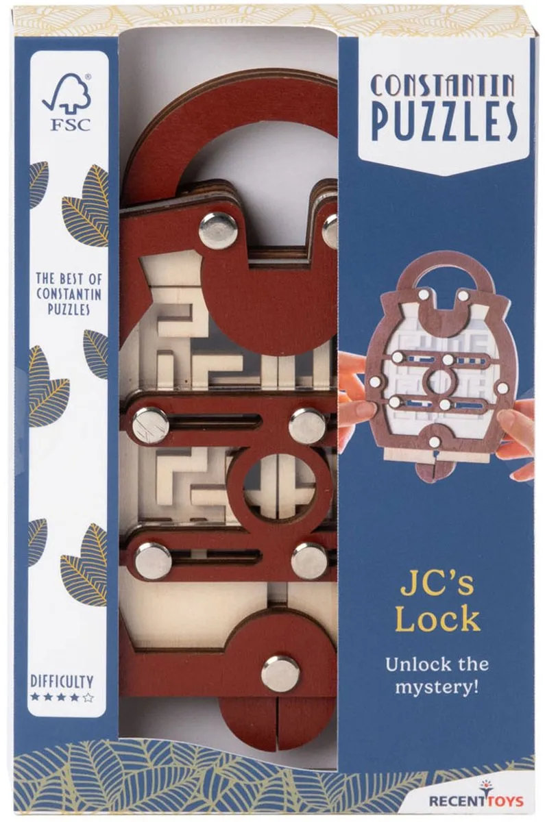 Recent Toys JC’s Lock Constantin Brainpuzzel 791165