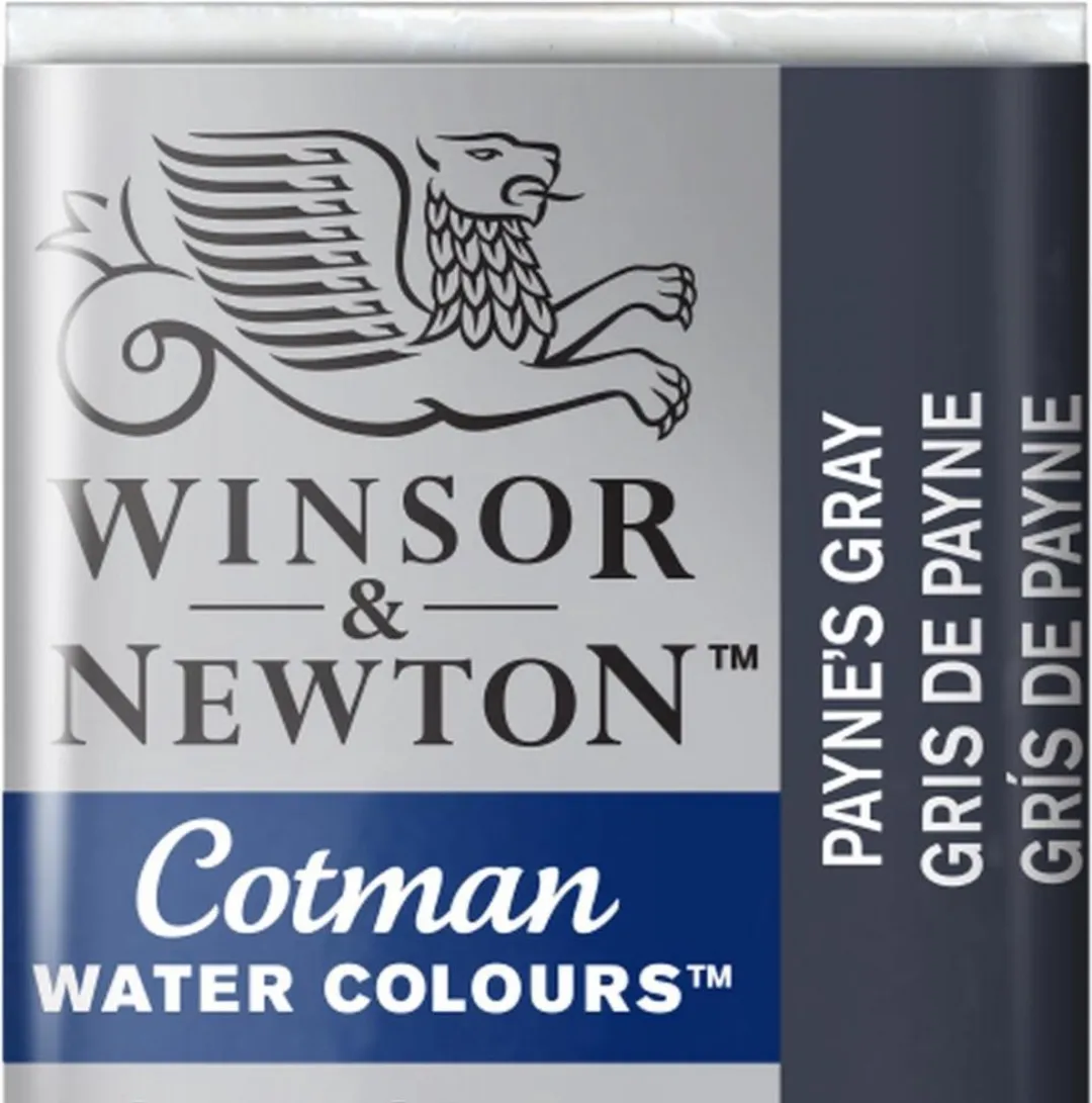 Winsor & Newton Cotman Aquarelverf Half Napje Paynes Gray