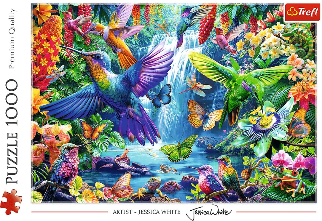 Trefl Tropical Hummingbirds Puzzel 1000 Stuks - Multicolor
