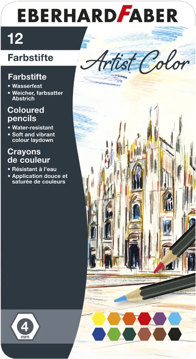 Eberhard Faber Artist Color EF-516124 Kleurpotloden - 24 Stuks