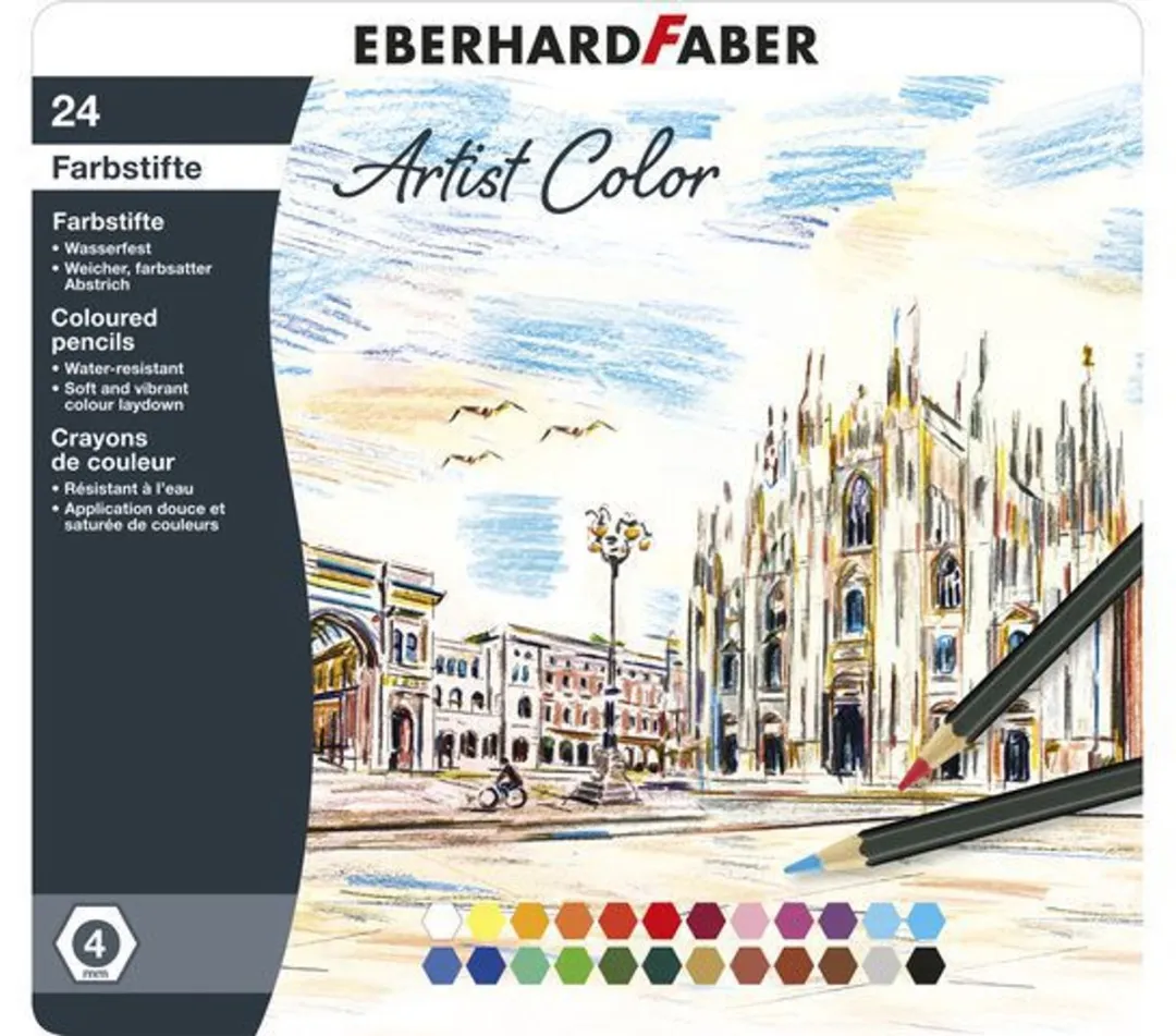 Eberhard Faber Artist Color EF-516124 Kleurpotloden - 24 Stuks
