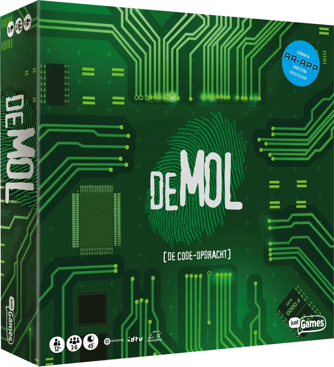 Just Games Wie is de Mol? De Code Bordspel