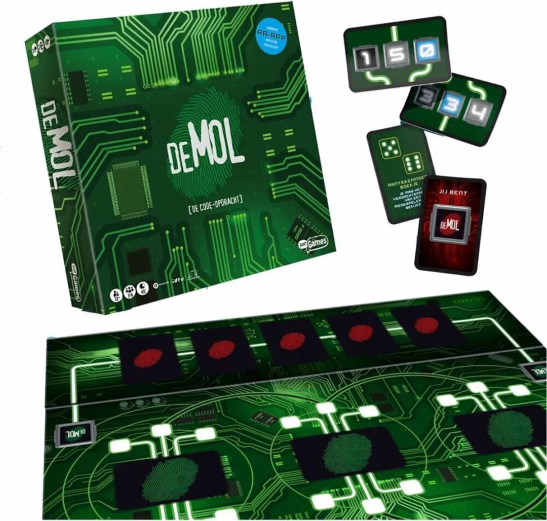 Just Games Wie is de Mol? De Code Bordspel - 3-6 Spelers