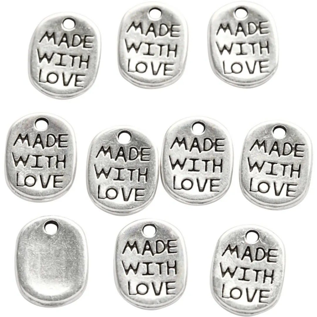 Creativ Company Sieradenhanger Made with Love 8mm