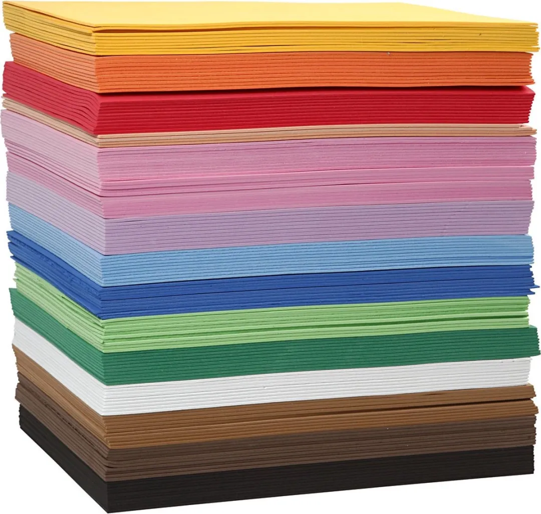 Creativ Company Creotime EVA Foam vellen A4 21x30cm - 150 Stuks