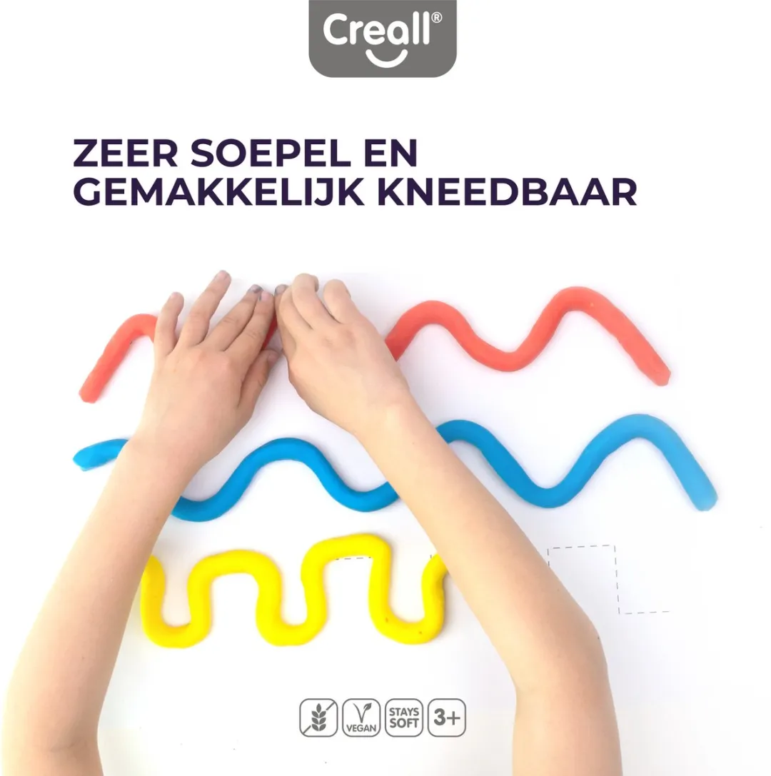 Creall Supersoft Boetseerklei Rood - 1750g