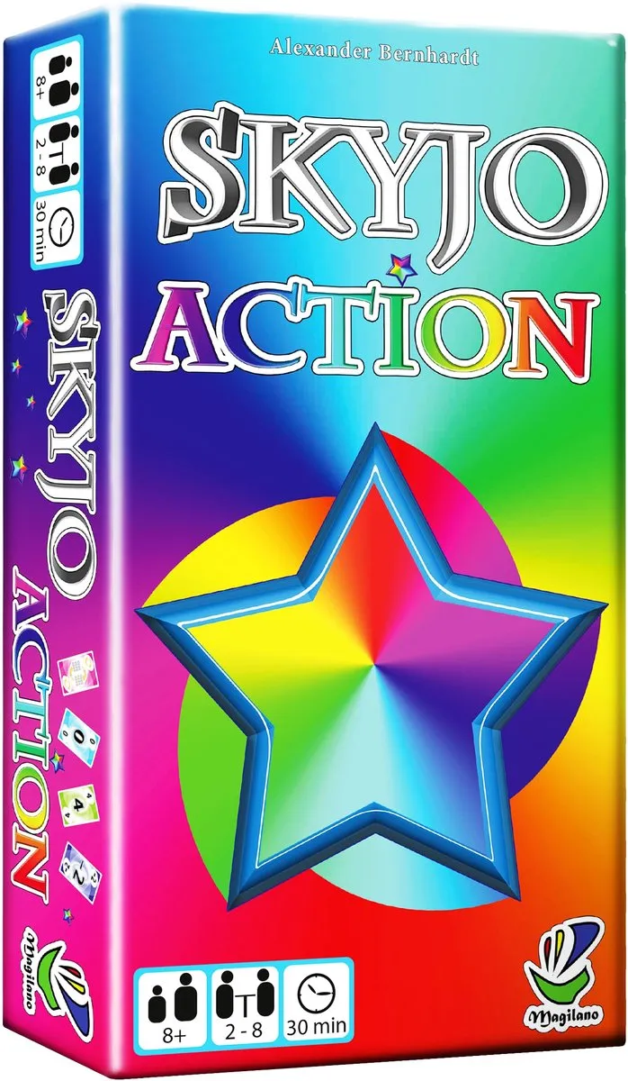 Geronimo Games Magilano Skyjo Action Kaartspel - 2 tot 8 spelers