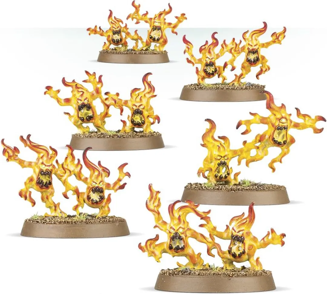 Games Workshop Warhammer 40.000 Disciples of Tzeentch Blue/Brimstone Horrors - 40 Onderdelen