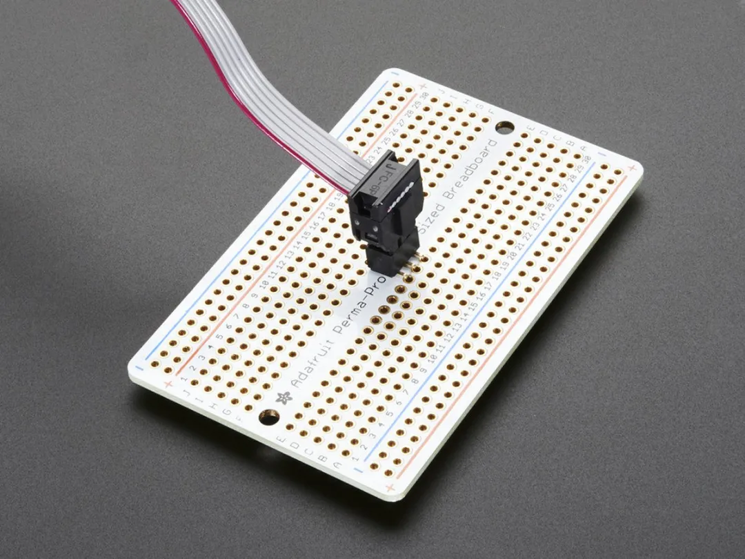 Adafruit IDC Breakout Helper 2x3 6-pin - Meerkleurig