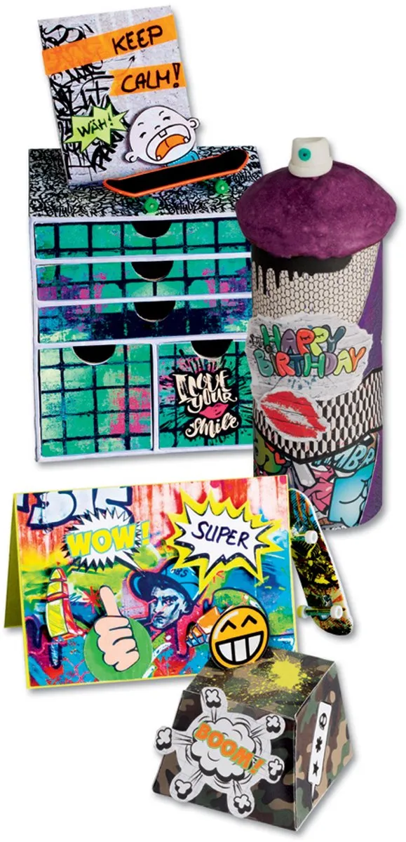 Folia Kunstpapier 270 g/m² 20 Vel - Meerkleurig