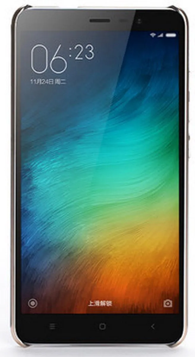Xiaomi Redmi Note 3 PU Leren Back Cover - Bruin/Goud - afbeelding 2 van 2