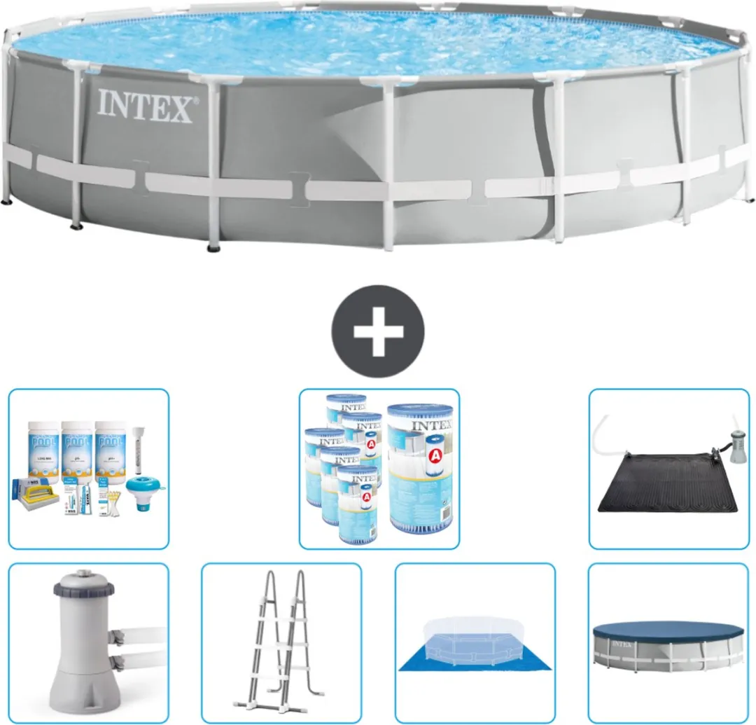 Intex Rond Prism Frame Zwembad 457x107cm