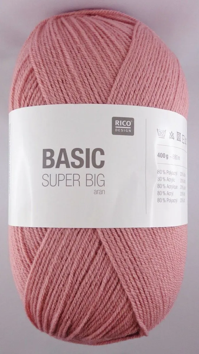 Rico Design Basic Super Big 002 Altrosa Roze