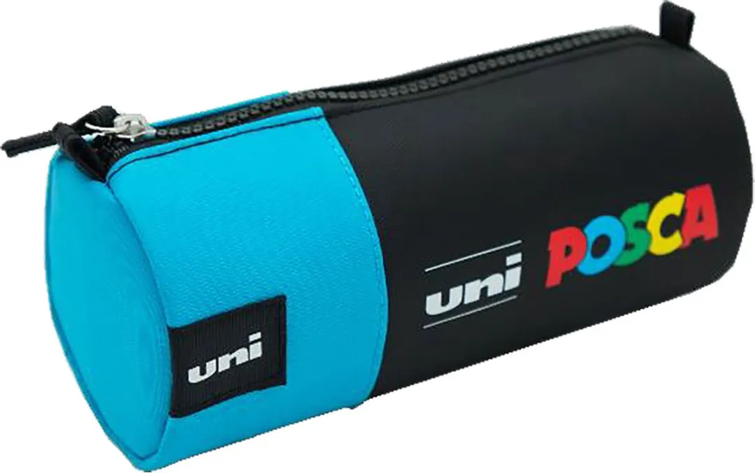 Posca Uni-Ball Tekenetui - Blauw/Zwart - afbeelding 2 van 2