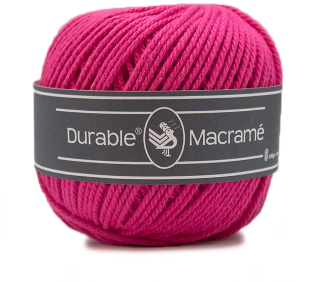 Durable Macramé Katoen Garen 236 Fuchsia
