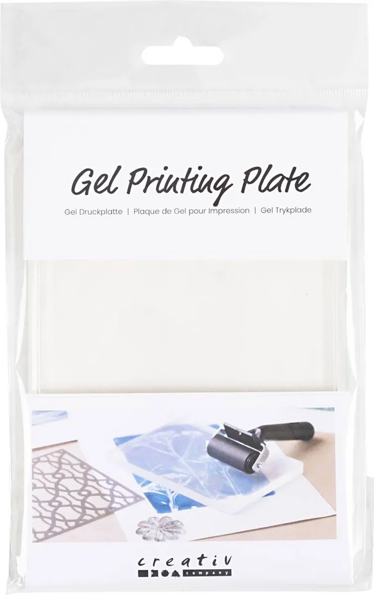 Creativ Company Gel Drukplaat 12,7x17,8cm Transparant