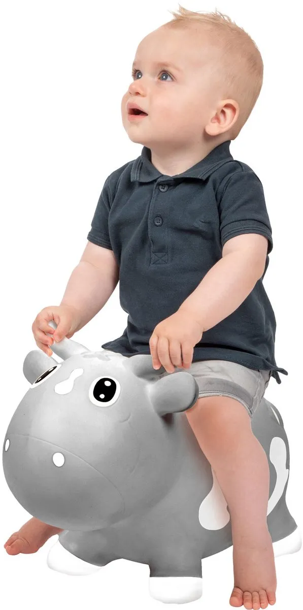 Toi-Toys Little Stars Skippy Koe - Wit/Grijs/Rosa