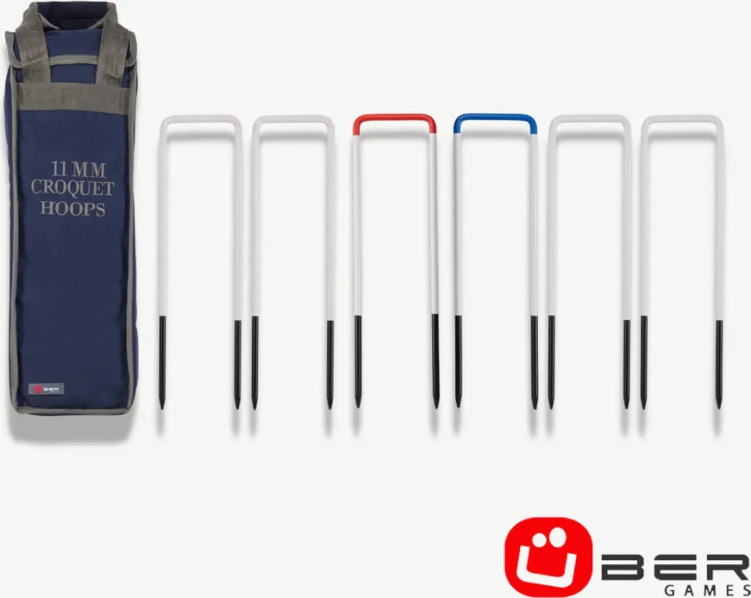 Ubergames Croquet Poorten 11mm Staal - 6 Stuks