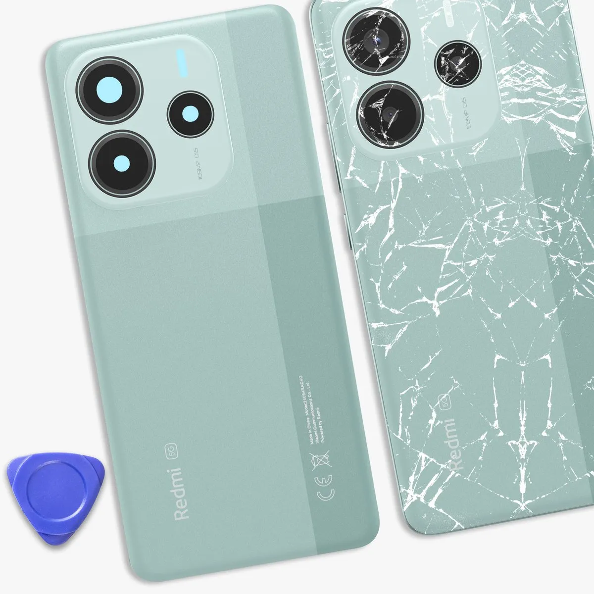 Xiaomi Vervangende Batterijklep Redmi Note 14 5G - Groen