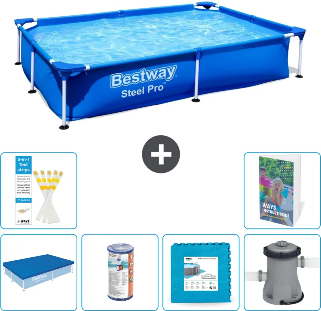 Bestway Steel Pro Zwembad 221x150cm