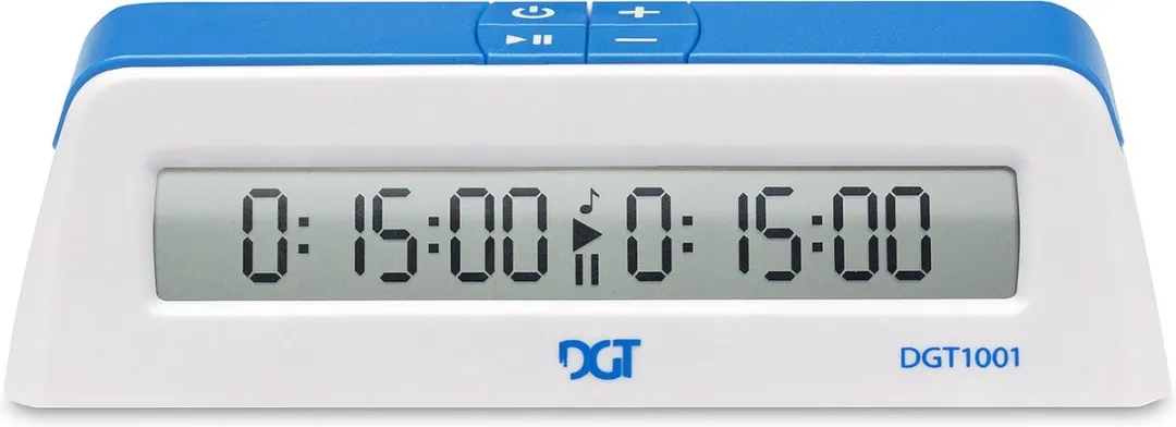 Geronimo Games Schaakklok DGT 1001 - Blauw/Wit