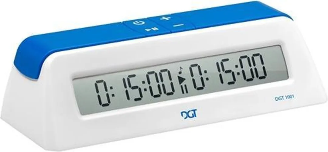 Geronimo Games Schaakklok DGT 1001 - Blauw/Wit