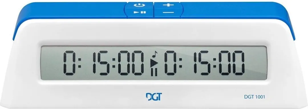 Geronimo Games Schaakklok DGT 1001 - Blauw/Wit