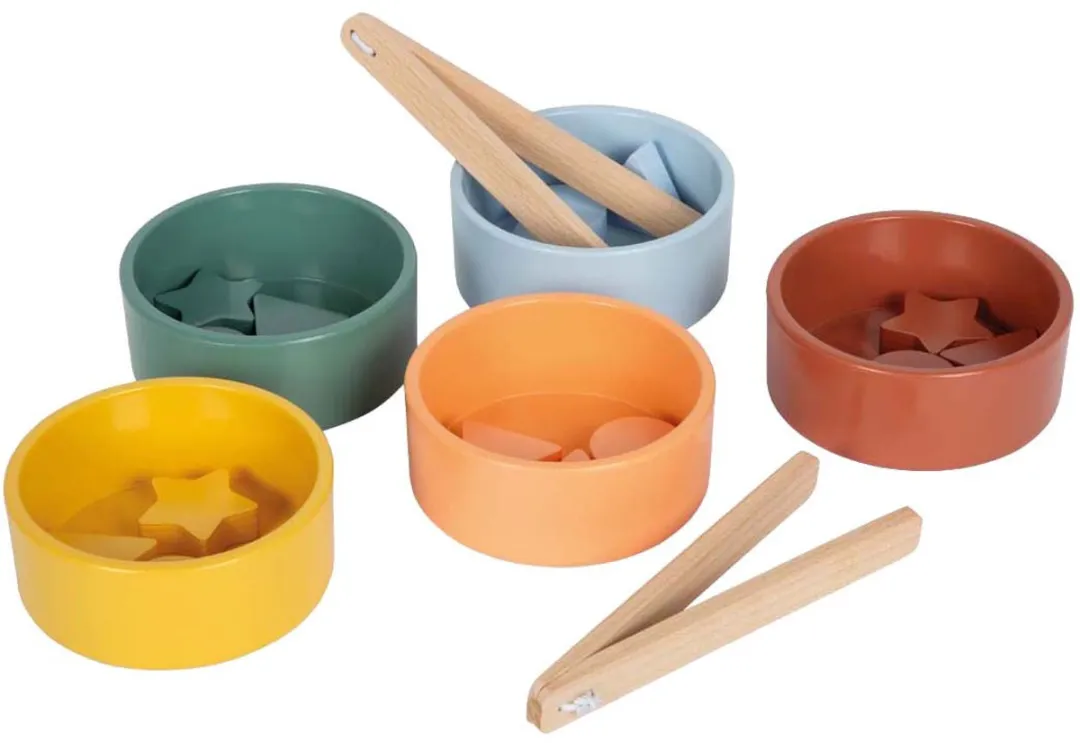 Small Foot Houten Montessori Sorteerspel - 22 Stuks - Multicolor