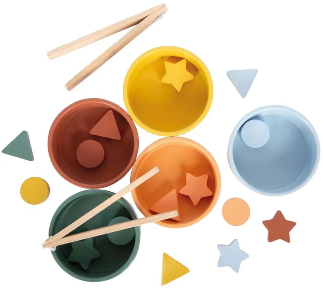 Small Foot Houten Montessori Sorteerspel - 22 Stuks - Multicolor
