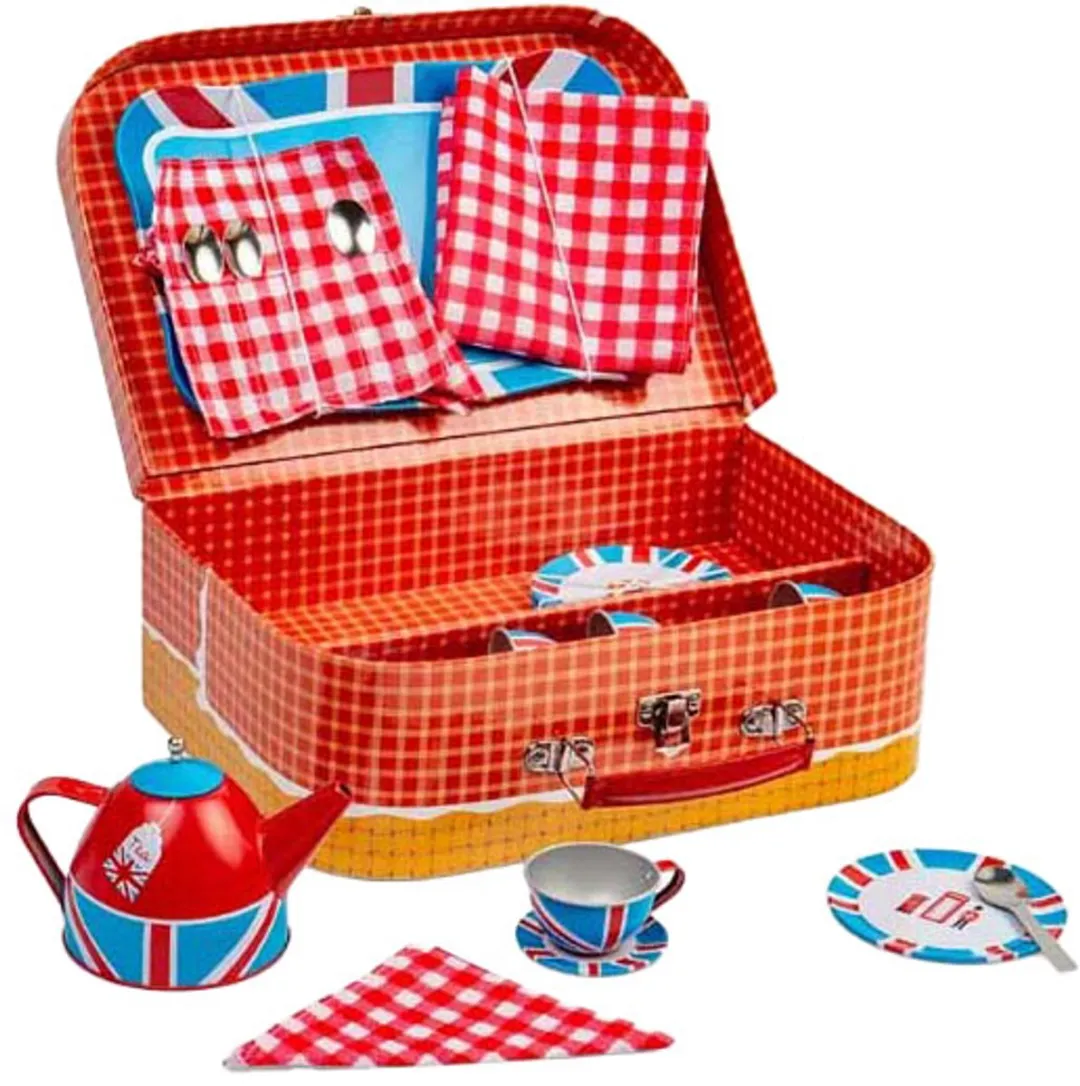 BIGJIGS Londen Theeservies Speelset - 24-delig - Multicolor