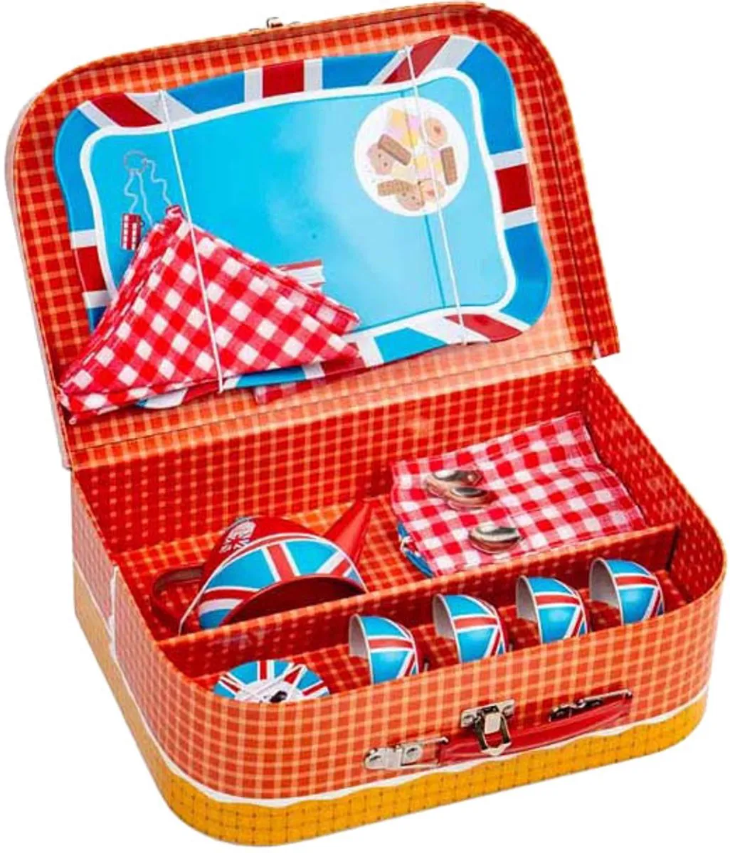 BIGJIGS Londen Theeservies Speelset - 24-delig - Multicolor