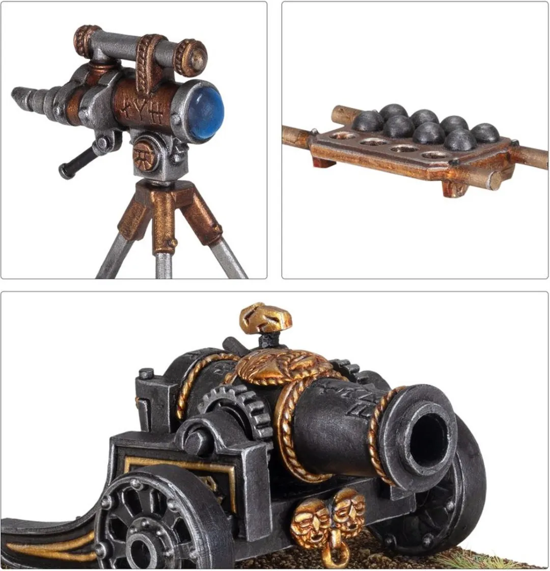 Games Workshop Dwarf Cannon & Organ Gun - 8 Stuks