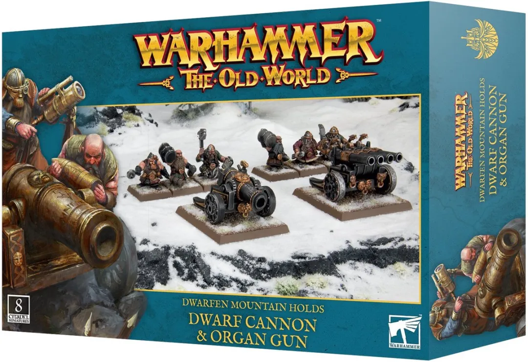 Games Workshop Dwarf Cannon & Organ Gun