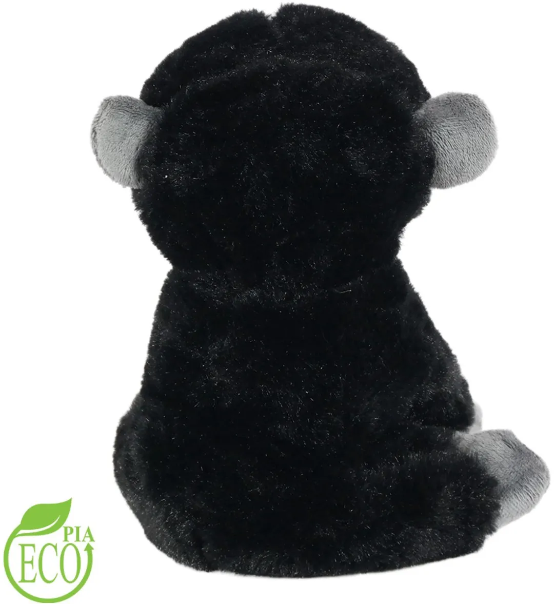 PIA Eco Knuffel Gorilla 20cm - Zwart/Grijs
