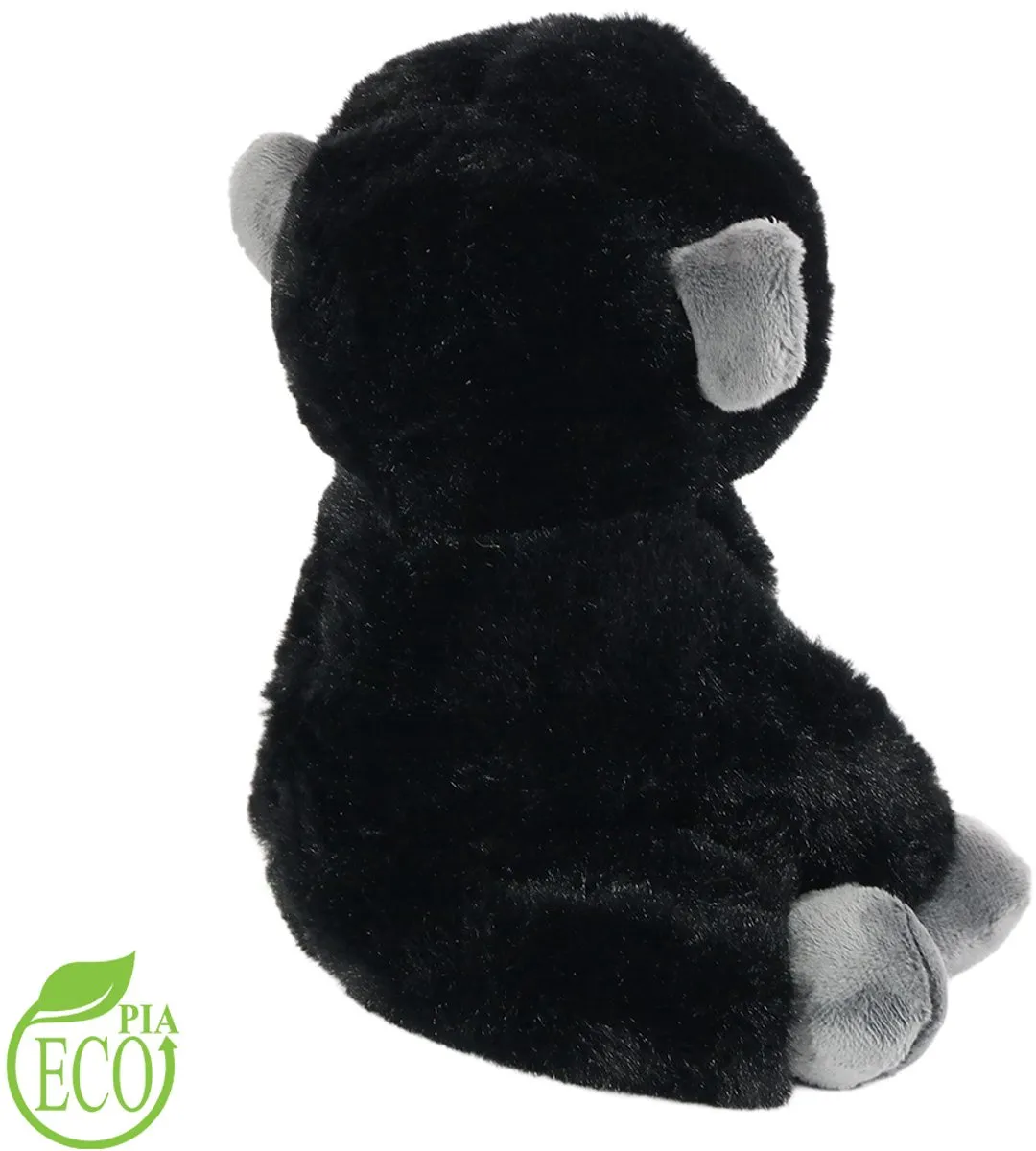 PIA Eco Knuffel Gorilla 20cm - Zwart/Grijs