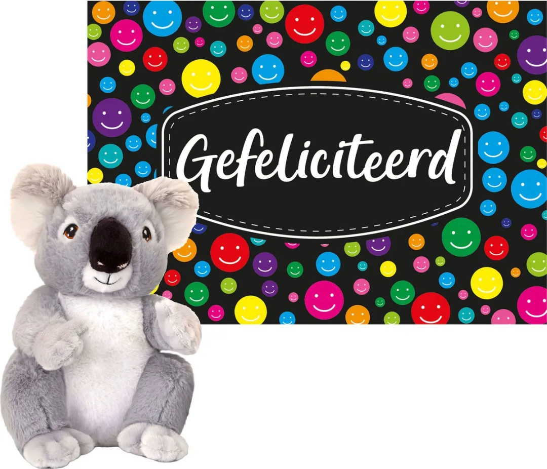 Keel Toys Cadeaubon A5 Gefeliciteerd