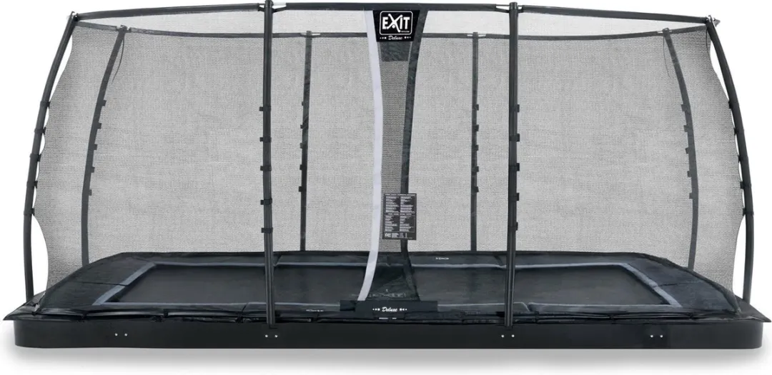 EXIT Dynamic Groundlevel Trampoline 519cm - Zwart