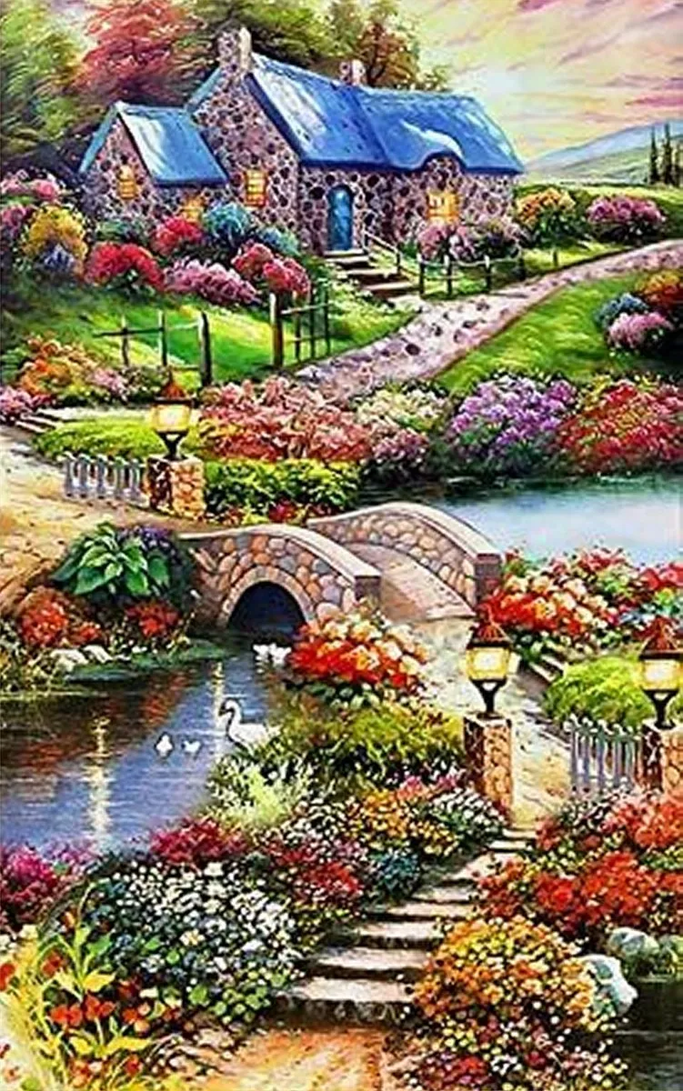 VDTOYS Diamond Painting VDTB170 Old Farm 5