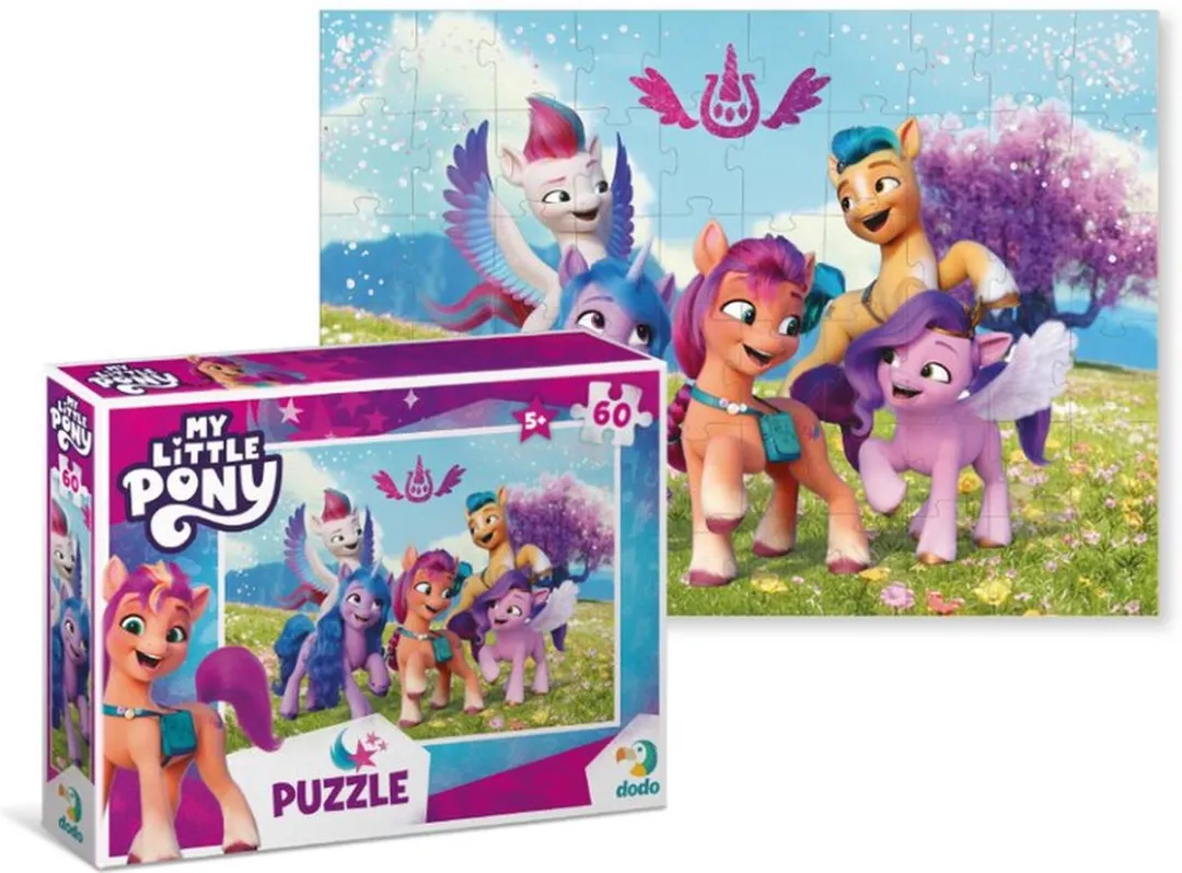 Dodo Toys My Little Pony Puzzel 60 Stuks - 32x23cm