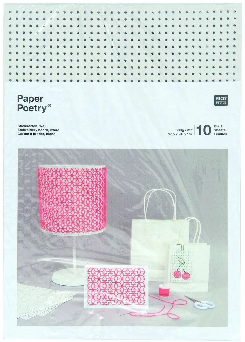 Rico Design Borduurkarton 10 Stuks