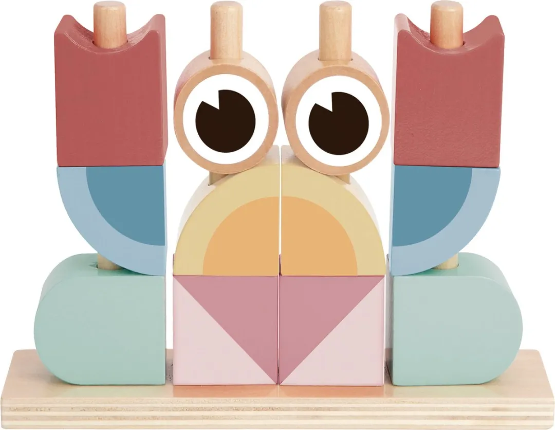 Tooky Toy Crabbie Houten Stapeltoren