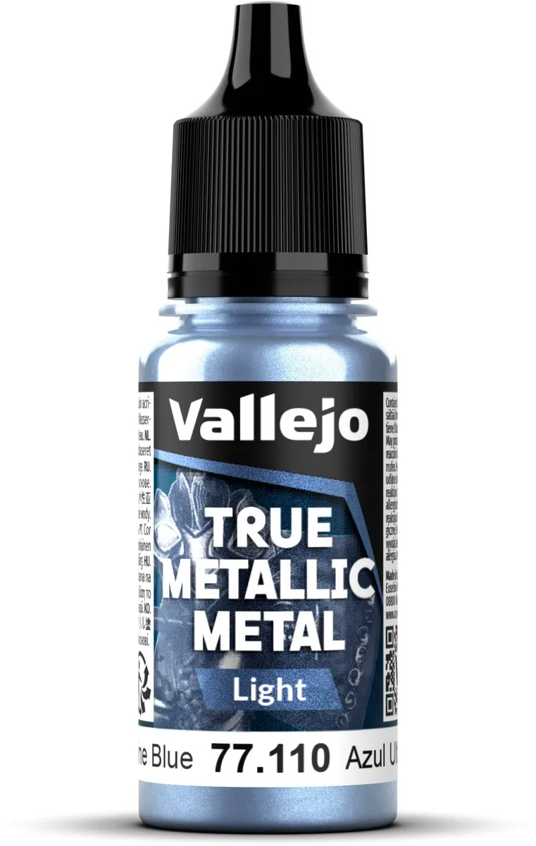 Vallejo Hobbyverf True Metallic Metal Light Ultramarijn Blauw