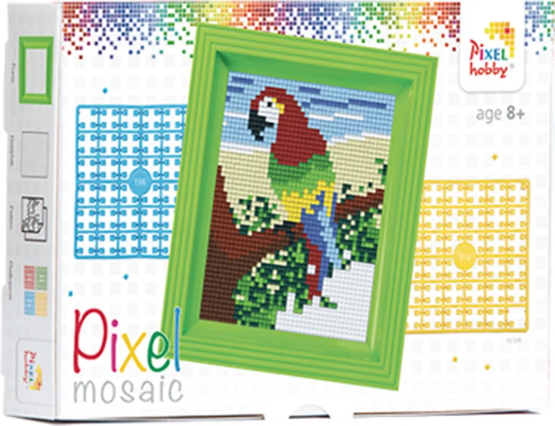 Pixelhobby Papegaai 31251 Geschenkverpakking