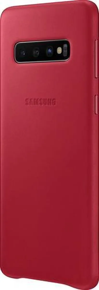 Samsung Lederen Cover Galaxy S10 - Rood - MPN 8801643644512 - afbeelding 6 van 6
