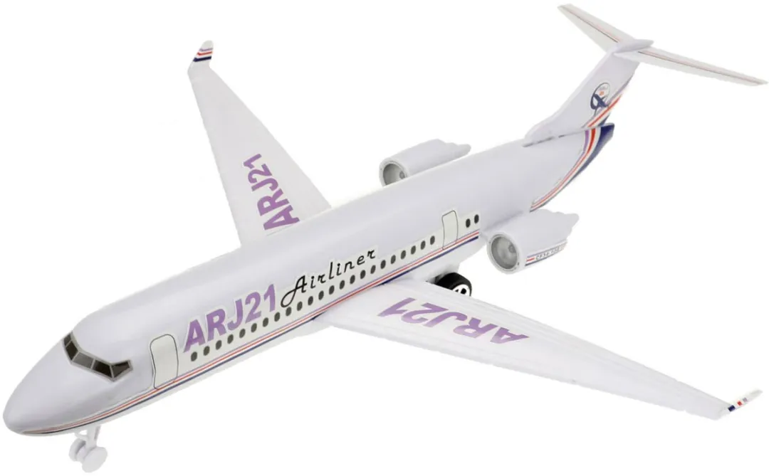 Toi-Toys Passagiersvliegtuig Frictie 26529A - 3x AAA